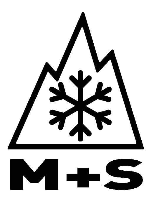 M+S symbolet skal være på et helårsdæk